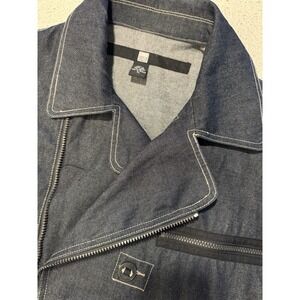 VTG Marithe Francois Girbaud Denim Jean Jkt Mens Size Loose XL Fits XXL Selvedge